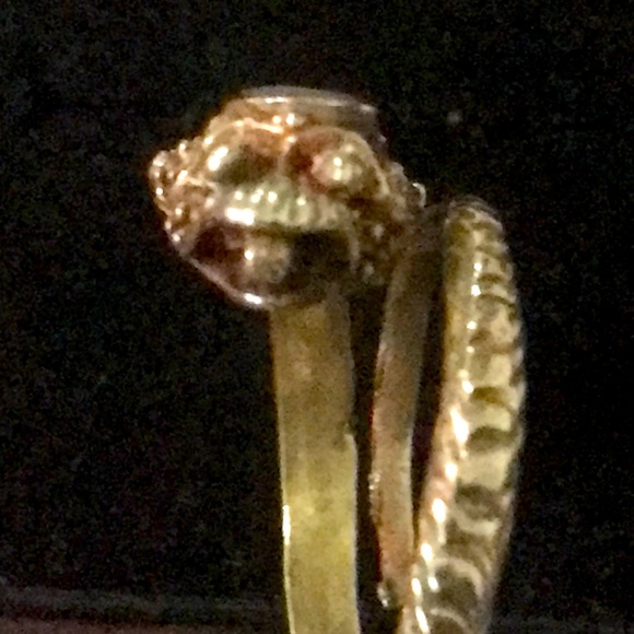 Vintage Copper Collectible Mother of Pearl Dragon - Picture 6 of 6